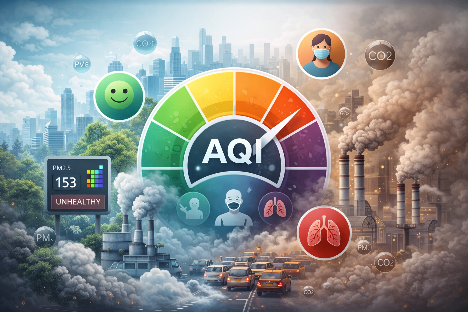AQI Index Analysis Dashboard